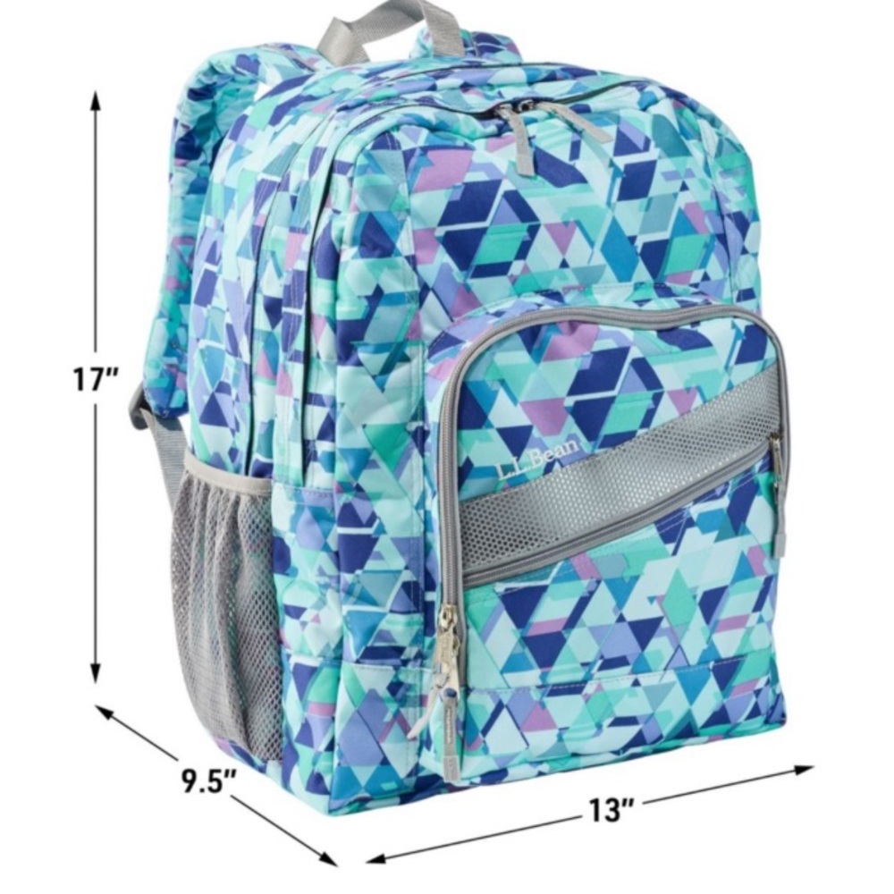 L.L.Bean Deluxe Book Pack 37L,Fresh Mint Prism EUC - Picture 5 of 9